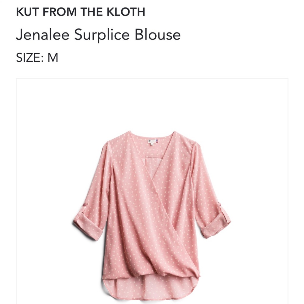 Kut from the Kloth Jenalee Surplus Blouse